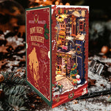 Merry Christmas Diagon Alley DIY Book Nook Shelf