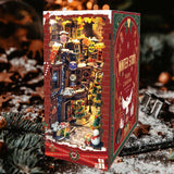 Merry Christmas Diagon Alley DIY Book Nook Shelf