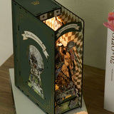 Alice In Wonderland Wooden Book Nook Bookshelf Insert