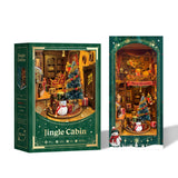 Jingle Cabin DIY Book Nook Bookshelf Insert