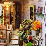 Flower House DIY Book Nook Shelf Insert