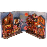 Japan Ancient Town DIY Crafts Book Nook