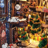 Merry Christmas Diagon Alley DIY Book Nook Shelf