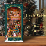 Jingle Cabin DIY Book Nook Bookshelf Insert