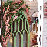 Flower House DIY Book Nook Shelf Insert