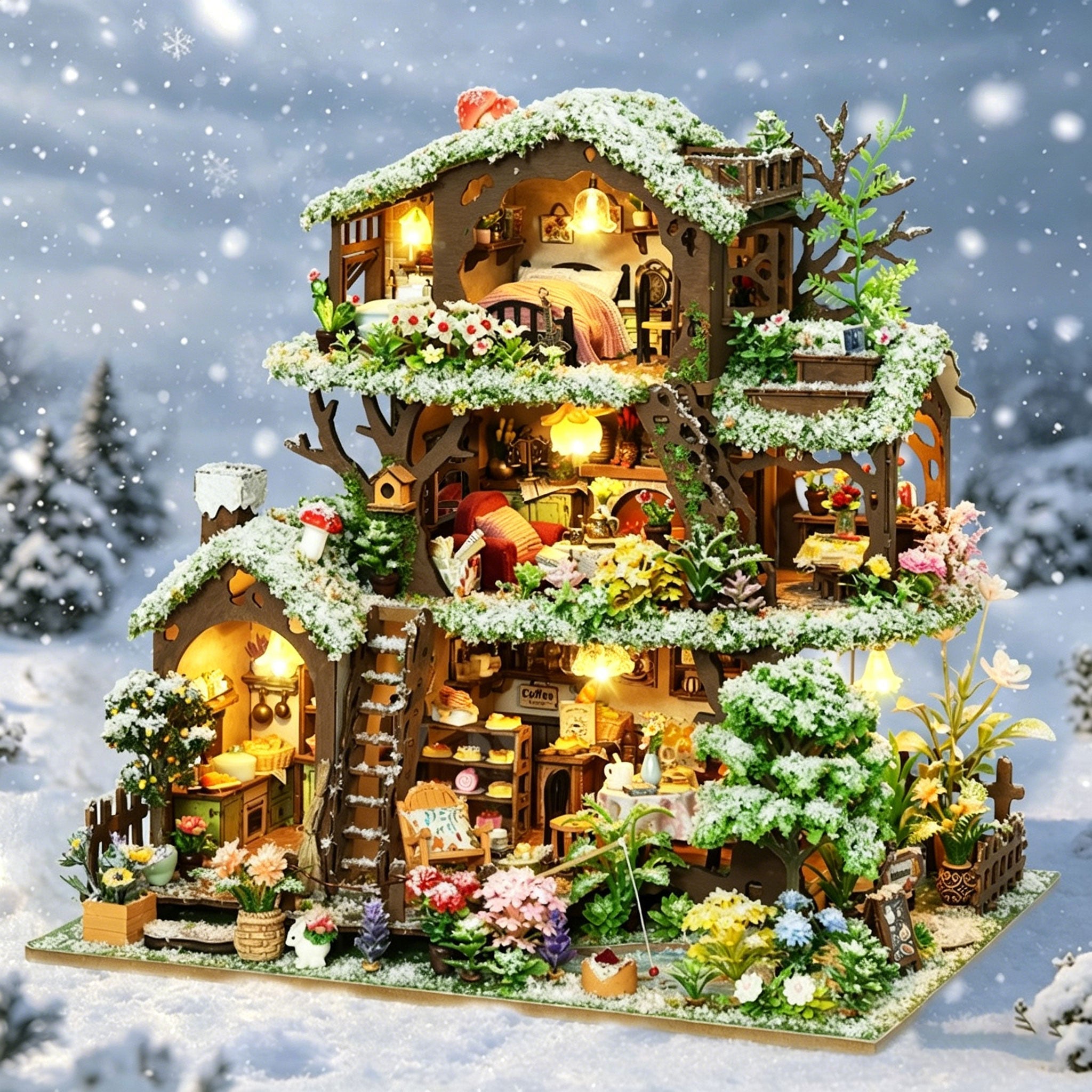 DIY Mini House - Snowscape Villa