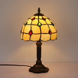 Gold Table Stained Glass Lamp