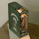Alice In Wonderland Wooden Book Nook Bookshelf Insert