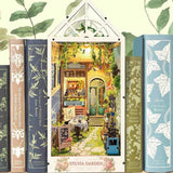 Sylvia Garden Wooden Book Nook Shelf Decor