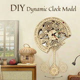 Assembly Model - Retro Gear Mechanical Wall Clock