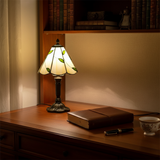 Retro Glass Leaf-Shaped Lamp