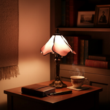 Classic Lamp with Floral Design