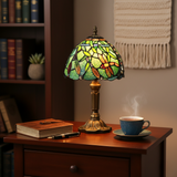 Elephant-Shaped Lamp with Stained Glass