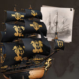 Seahorse Barque – DIY 3D Wooden Puzzle Kit
