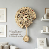 Assembly Model - Retro Gear Mechanical Wall Clock