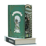 Alice In Wonderland Wooden Book Nook Bookshelf Insert