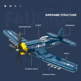 Assembly Model - F4U Corsair Fighter