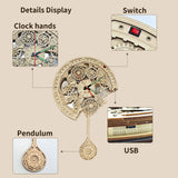 Assembly Model - Retro Gear Mechanical Wall Clock