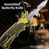 Assembly Model - Wooden Butterfly Knife