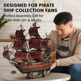 Assembly Model -Red Queen Anne's Revenge