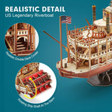 Assembly Model - Mississippi Steamboat