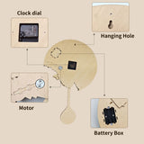 Assembly Model - Retro Gear Mechanical Wall Clock