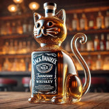 Cat-Shaped Whiskey Carafe