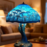 Blue Table Lamp with Mysterious Atmosphere