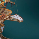 Handcrafted Masterpiece Fantasy Airships – DIY Wooden 3D Model Kit