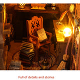 Magic Library Wooden Book Nook Shelf Insert