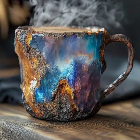 Crystal Artistic Mug with Agate Effect
