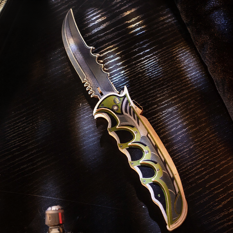 Assembly Model - Wooden Butterfly Knife