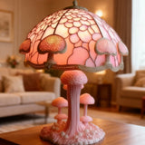 Pink Table Lamp with Soft Light