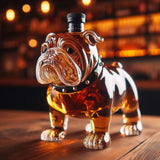 Whiskey Decanter in Bulldog Shape