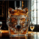 Wolf Head Shaped Whiskey Decanter
