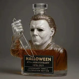 Whiskey Decanter in the Shape of a Halloween Killer