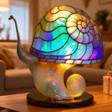 Multicoloured Snail-Shaped Lamp