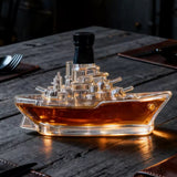 Whiskey Decanter in the Shape of a Warship