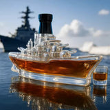 Whiskey Decanter in the Shape of a Warship
