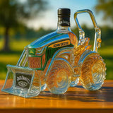 Whiskey Carafe in the Shape of a John Deere Tractor