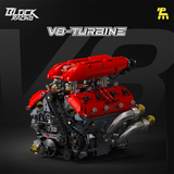 Assembly Model - V8 Turbo Engine