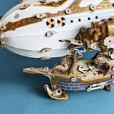 Steam Age Blimp – DIY 3D Wooden Puzzle Kit