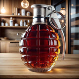 Whiskey Carafe in the Shape of a Hand Grenade