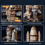 Galactic Launch – Space Shuttle 3D Wooden Puzzle