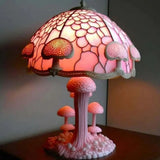 Pink Table Lamp with Soft Light
