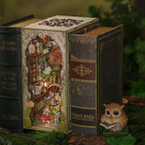 Elven Paradise Booknook Bookshelf Insert