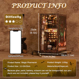 Magic Pharmacist 3D Wooden Puzzle Book Nook Kit