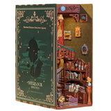 Sherlock Holmes Detective Agency Wooden Puzzle Book Nook