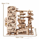 Marble Run Workshop 3D Wooden Puzzle Kit